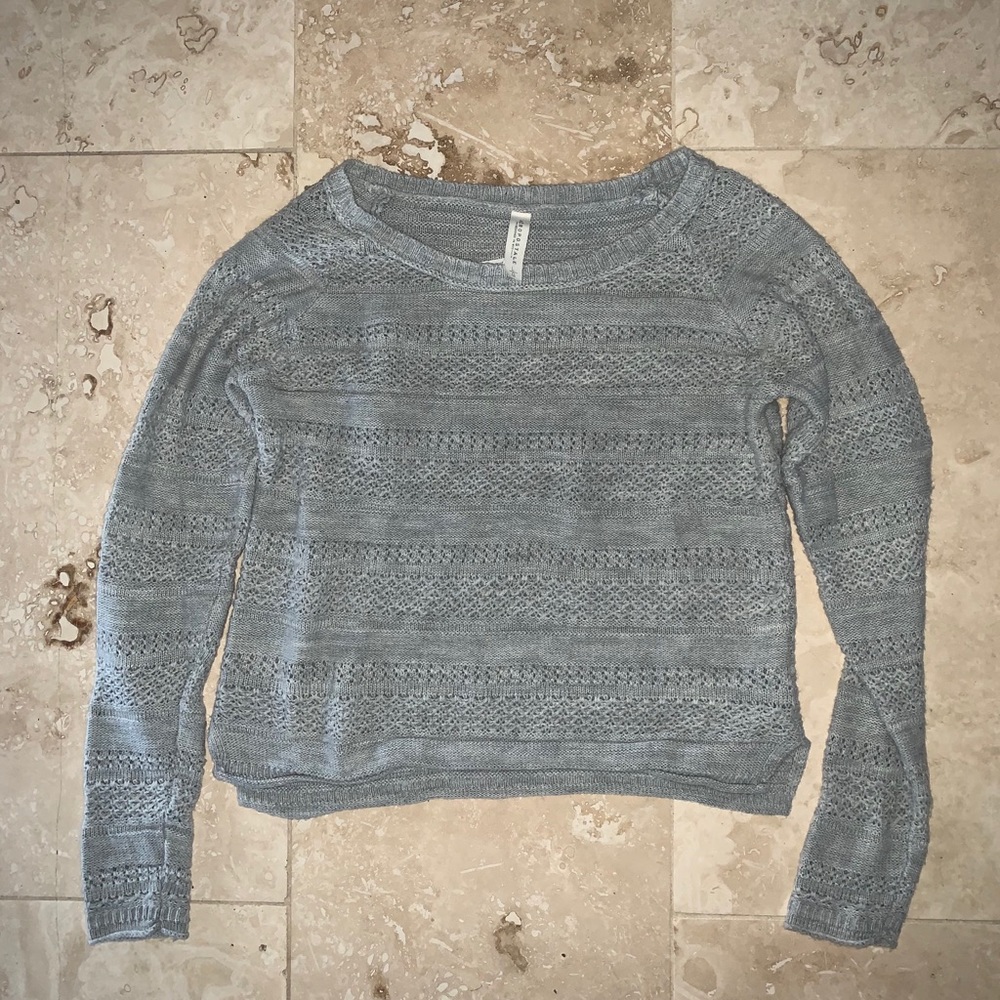 Gray sweater